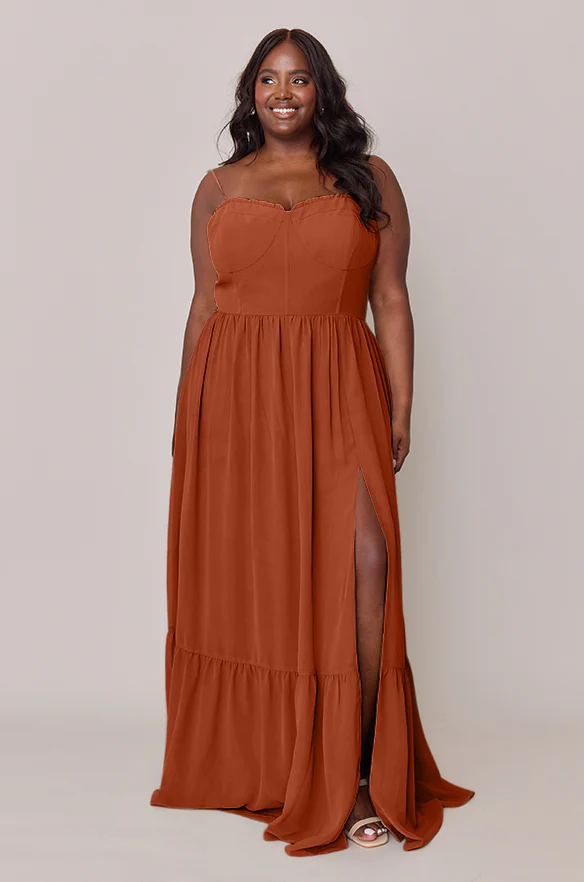 Valentina Chiffon Dress | Made To Order - Image 128
