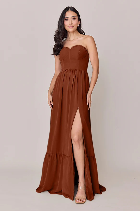 Valentina Chiffon Dress | Made To Order - Image 130