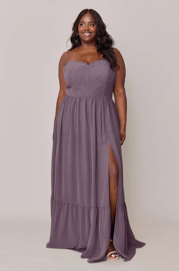 Valentina Chiffon Dress | Made To Order - Image 152