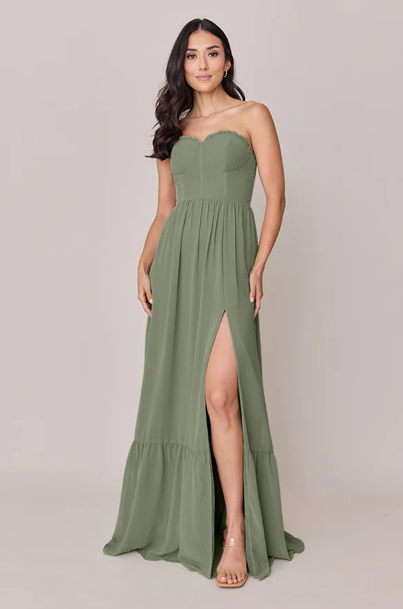 Valentina Chiffon Dress | Made To Order - Image 158