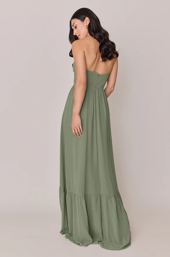 Valentina Chiffon Dress | Made To Order - Image 159