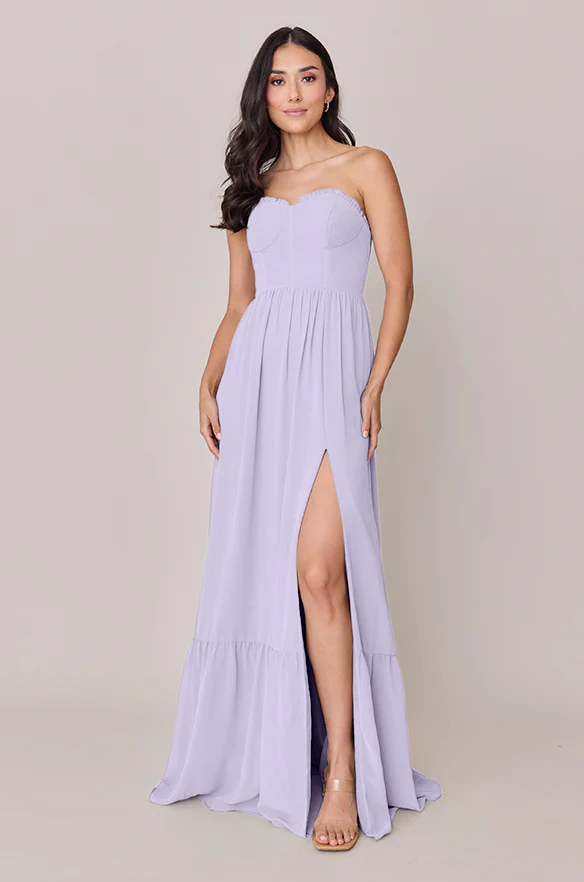 Valentina Chiffon Dress | Made To Order - Image 162