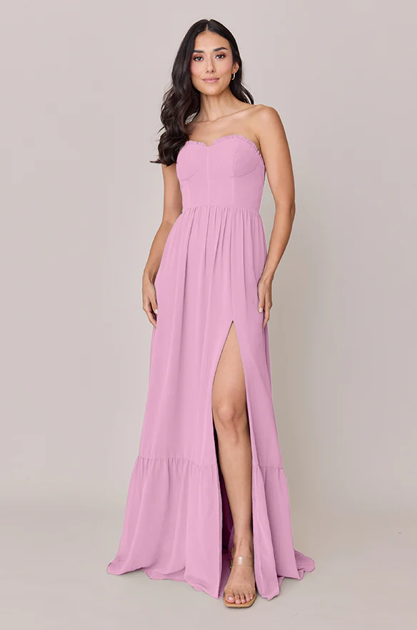 Valentina Chiffon Dress | Made To Order - Image 166