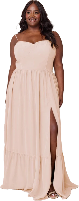 Valentina Chiffon Dress | Made To Order - Image 176