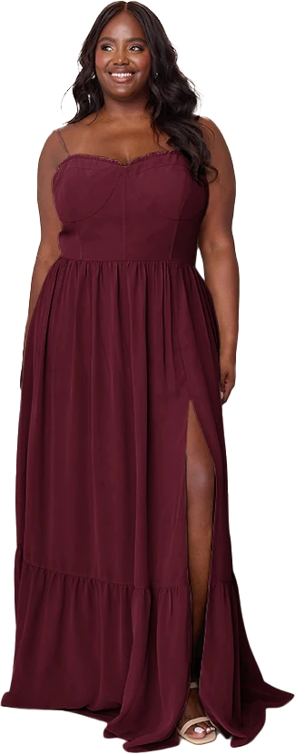 Valentina Chiffon Dress | Made To Order - Image 179