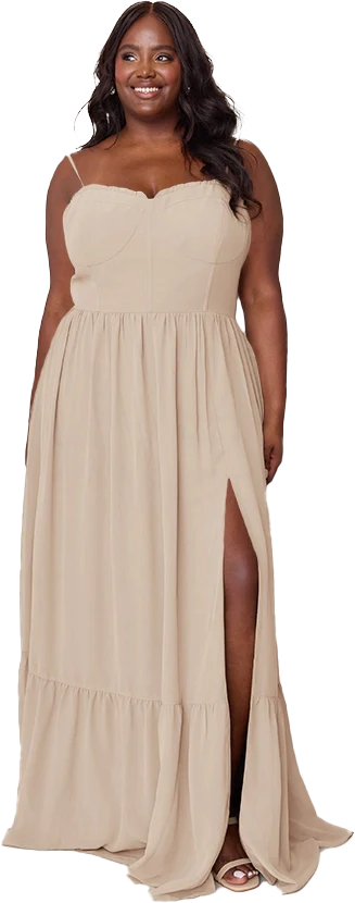 Valentina Chiffon Dress | Made To Order - Image 180