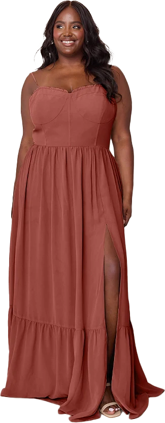 Valentina Chiffon Dress | Made To Order - Image 181