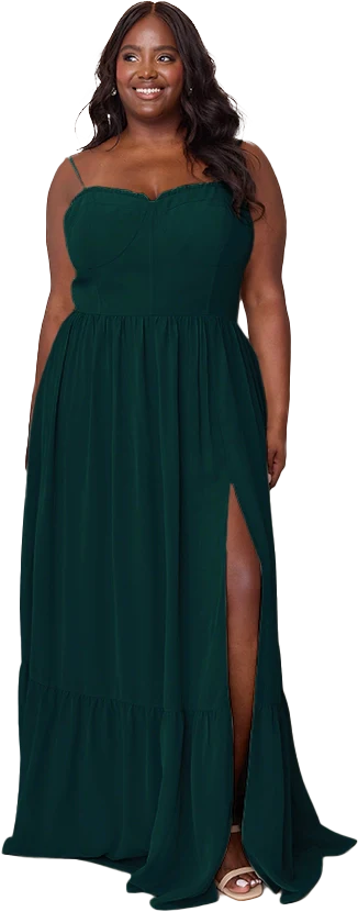 Valentina Chiffon Dress | Made To Order - Image 182