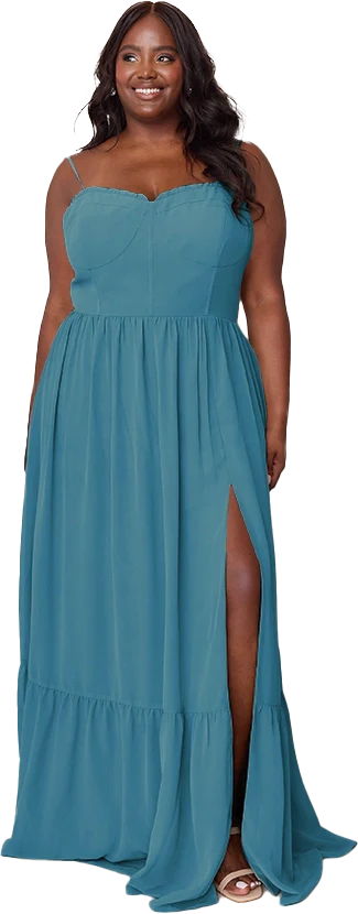 Valentina Chiffon Dress | Made To Order - Image 184