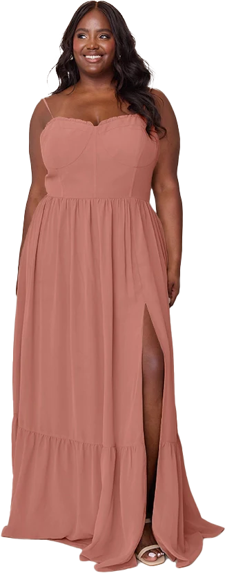 Valentina Chiffon Dress | Made To Order - Image 185