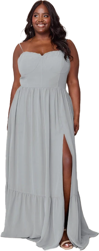 Valentina Chiffon Dress | Made To Order - Image 186