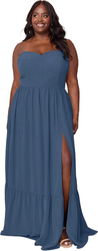 Valentina Chiffon Dress | Made To Order - Image 187