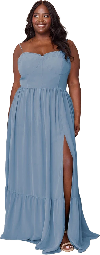 Valentina Chiffon Dress | Made To Order - Image 191