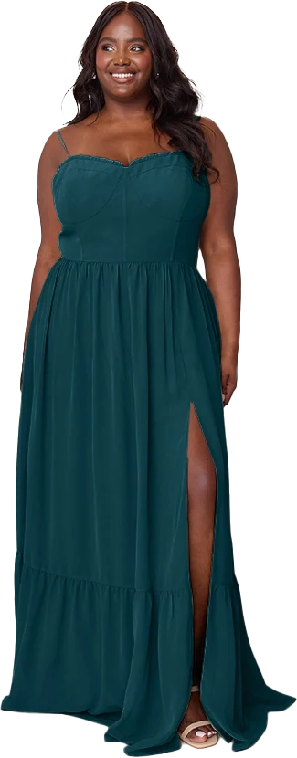 Valentina Chiffon Dress | Made To Order - Image 193