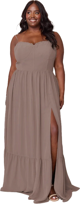 Valentina Chiffon Dress | Made To Order - Image 194