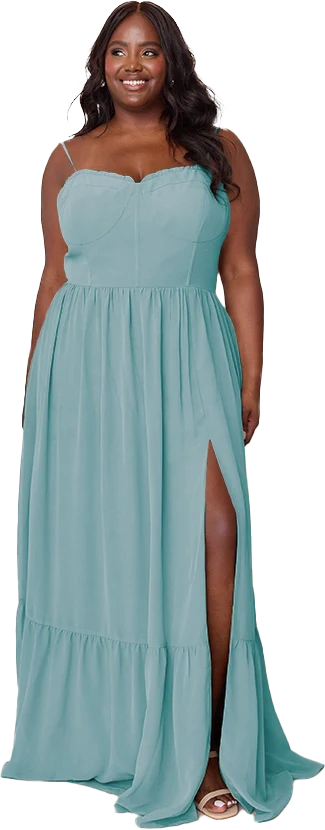 Valentina Chiffon Dress | Made To Order - Image 203