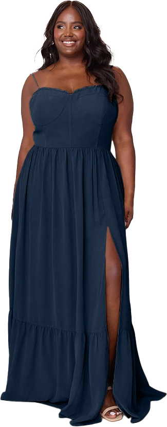 Valentina Chiffon Dress | Made To Order - Image 204