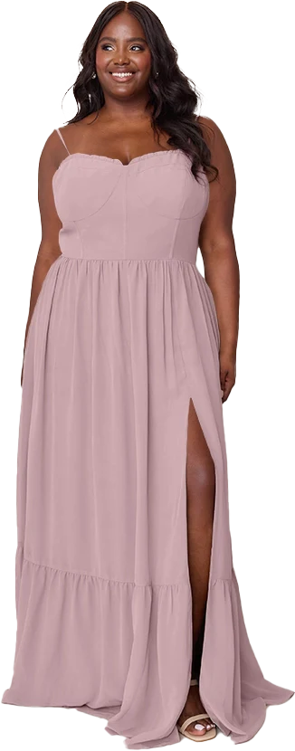 Valentina Chiffon Dress | Made To Order - Image 205