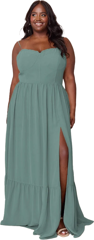 Valentina Chiffon Dress | Made To Order - Image 206
