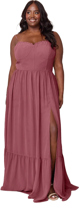 Valentina Chiffon Dress | Made To Order - Image 208