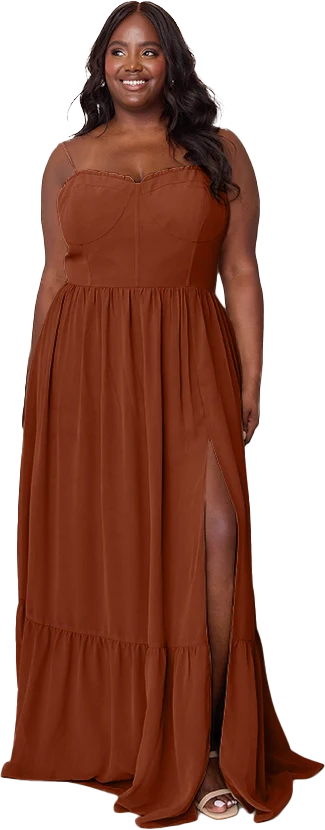 Valentina Chiffon Dress | Made To Order - Image 209
