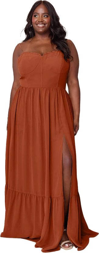 Valentina Chiffon Dress | Made To Order - Image 210