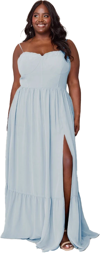 Valentina Chiffon Dress | Made To Order - Image 213