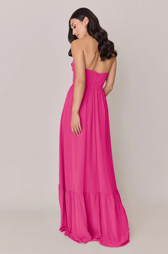 Valentina Chiffon Dress | Made To Order - Image 219