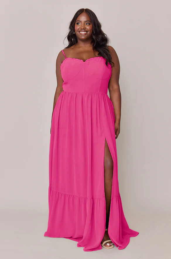 Valentina Chiffon Dress | Made To Order - Image 220
