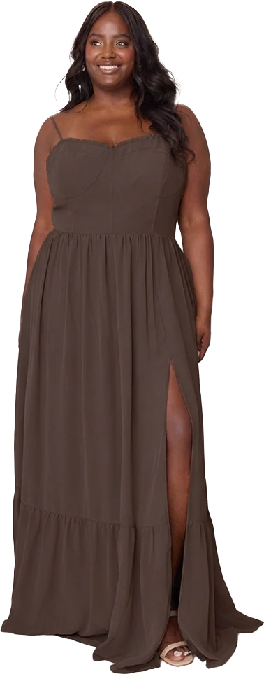 Valentina Chiffon Dress | Made To Order - Image 240