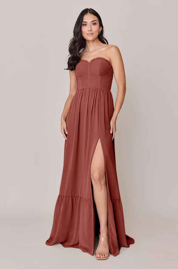 Valentina Chiffon Dress | Made To Order - Image 29