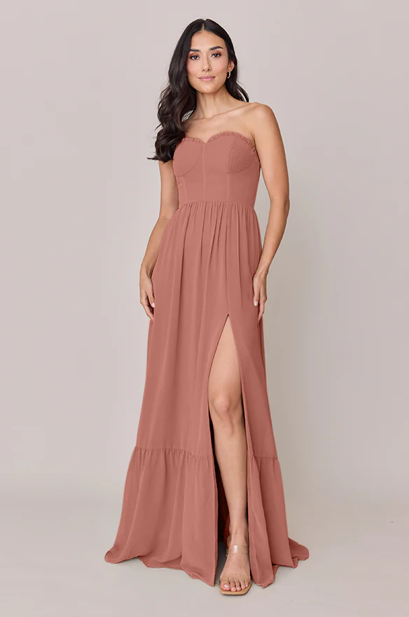 Valentina Chiffon Dress | Made To Order - Image 40