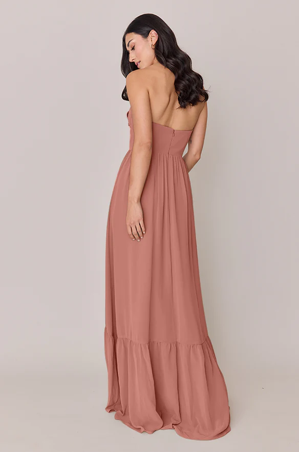 Valentina Chiffon Dress | Made To Order - Image 41