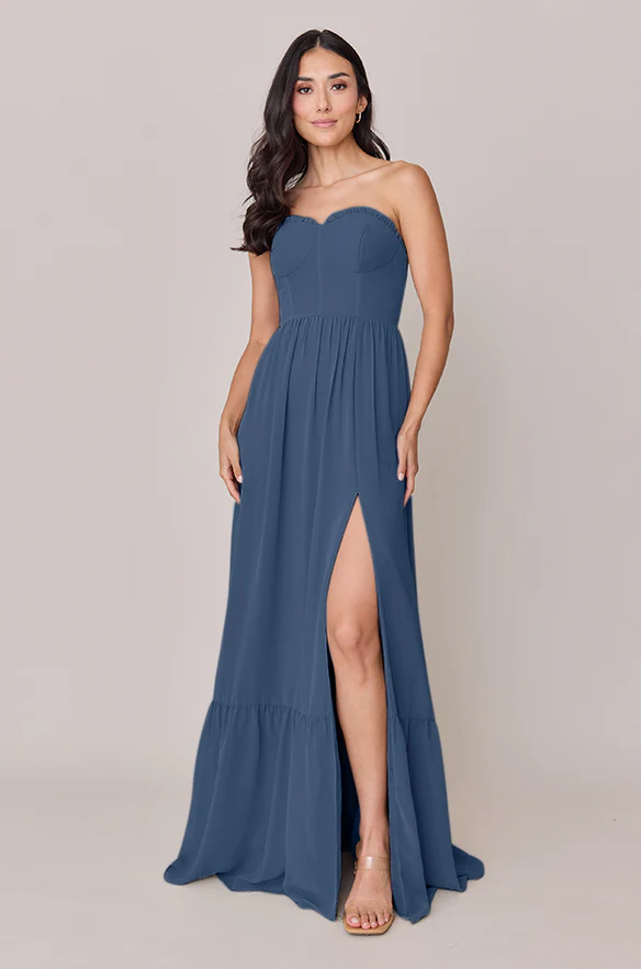 Valentina Chiffon Dress | Made To Order - Image 46
