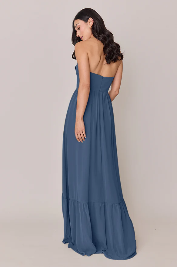 Valentina Chiffon Dress | Made To Order - Image 47