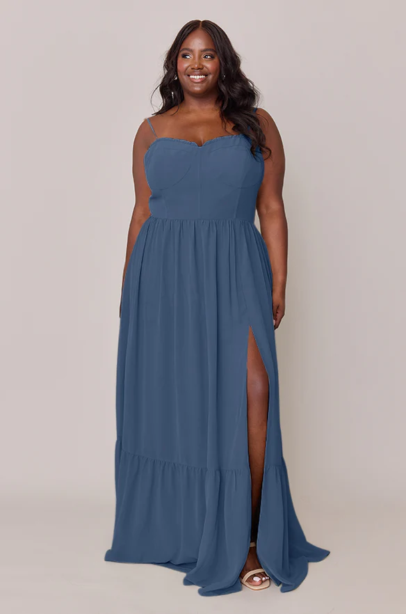 Valentina Chiffon Dress | Made To Order - Image 48
