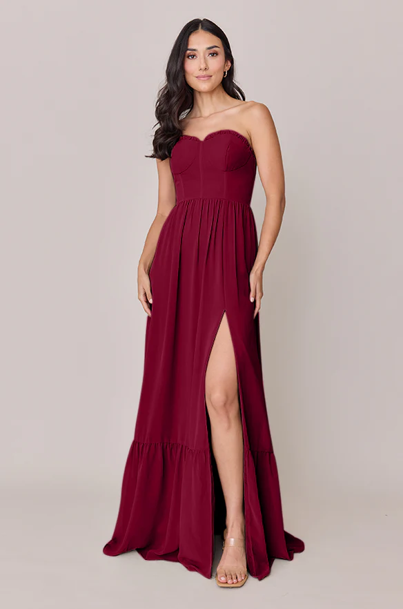 Valentina Chiffon Dress | Made To Order - Image 82