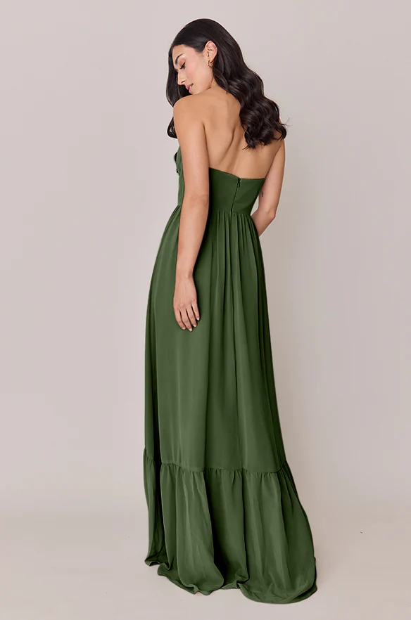 Valentina Chiffon Dress | Made To Order - Image 93