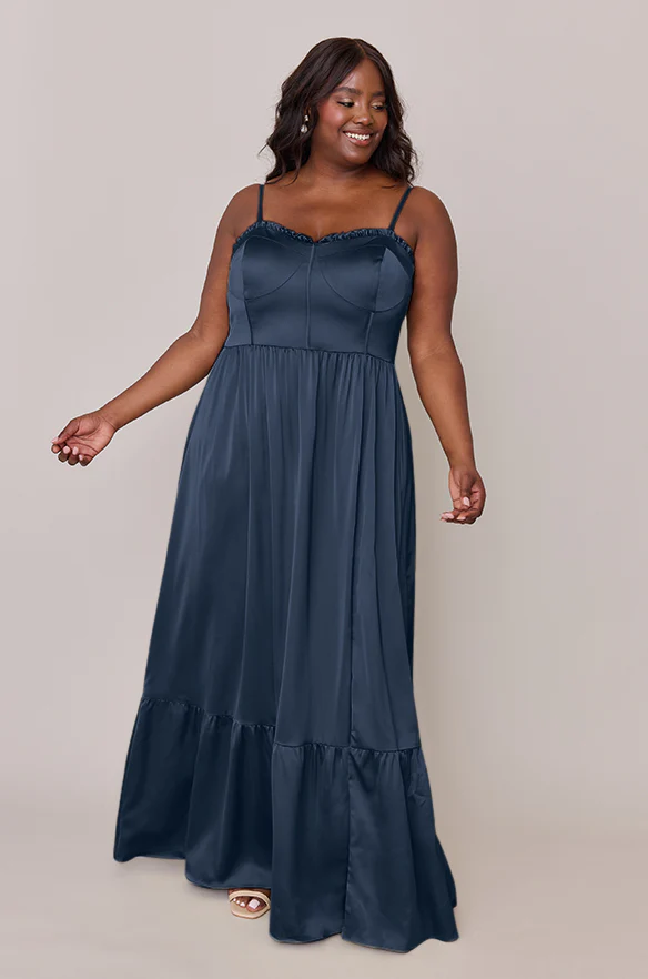 Valentina Satin Dress | Made To Order - Image 118