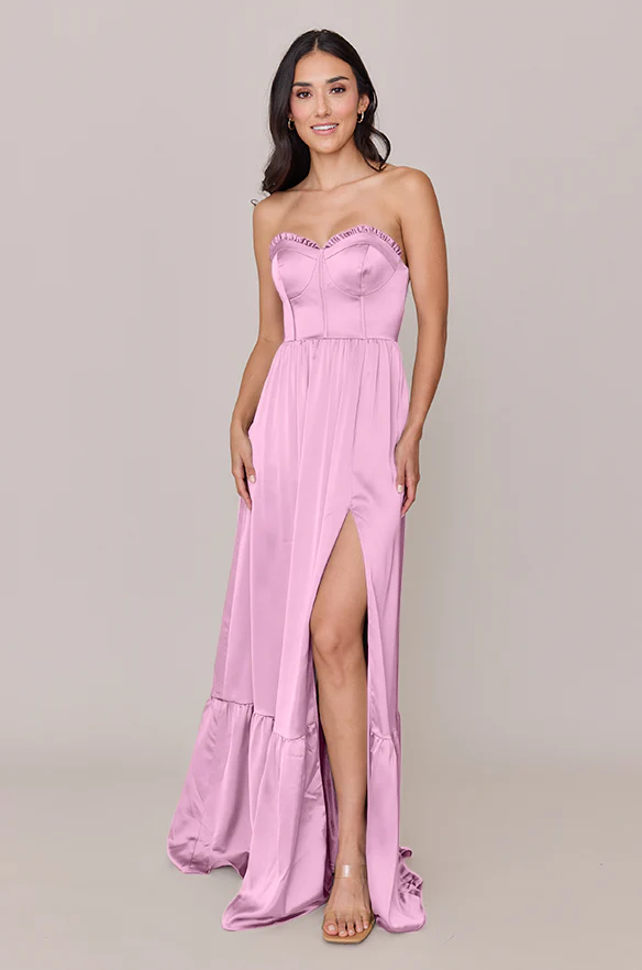 Valentina Satin Dress | Made To Order - Image 120