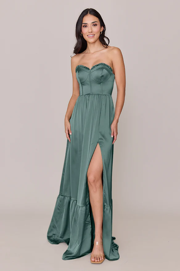 Valentina Satin Dress | Made To Order - Image 122