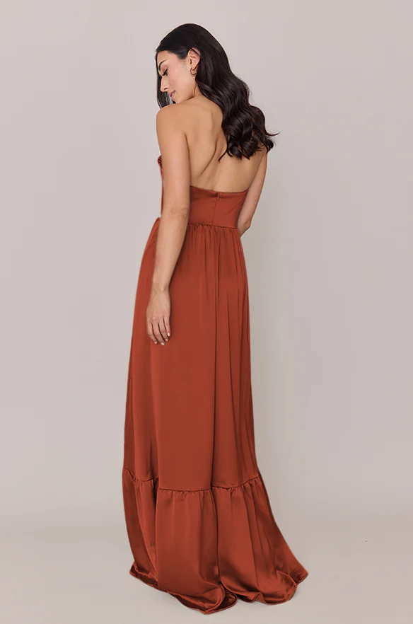 Valentina Satin Dress | Made To Order - Image 131
