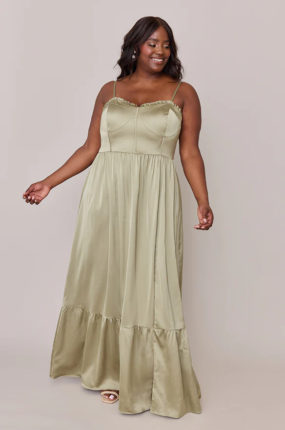 Valentina Satin Dress | Made To Order - Image 140