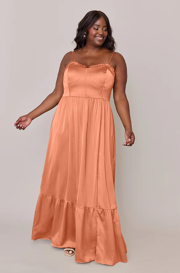Valentina Satin Dress | Made To Order - Image 150