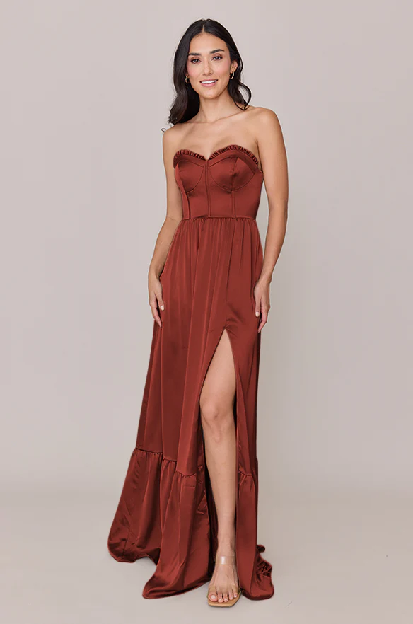 Valentina Satin Dress | Made To Order - Image 156