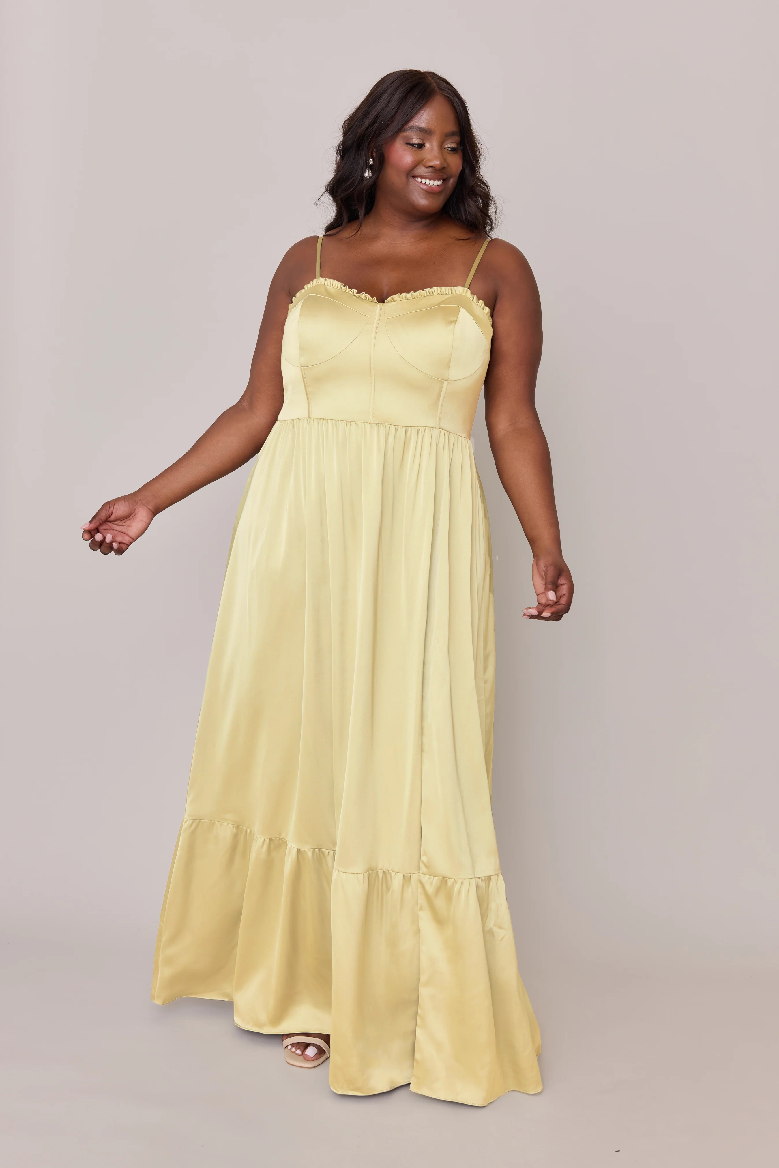 Valentina Satin Dress | Made To Order - Image 166