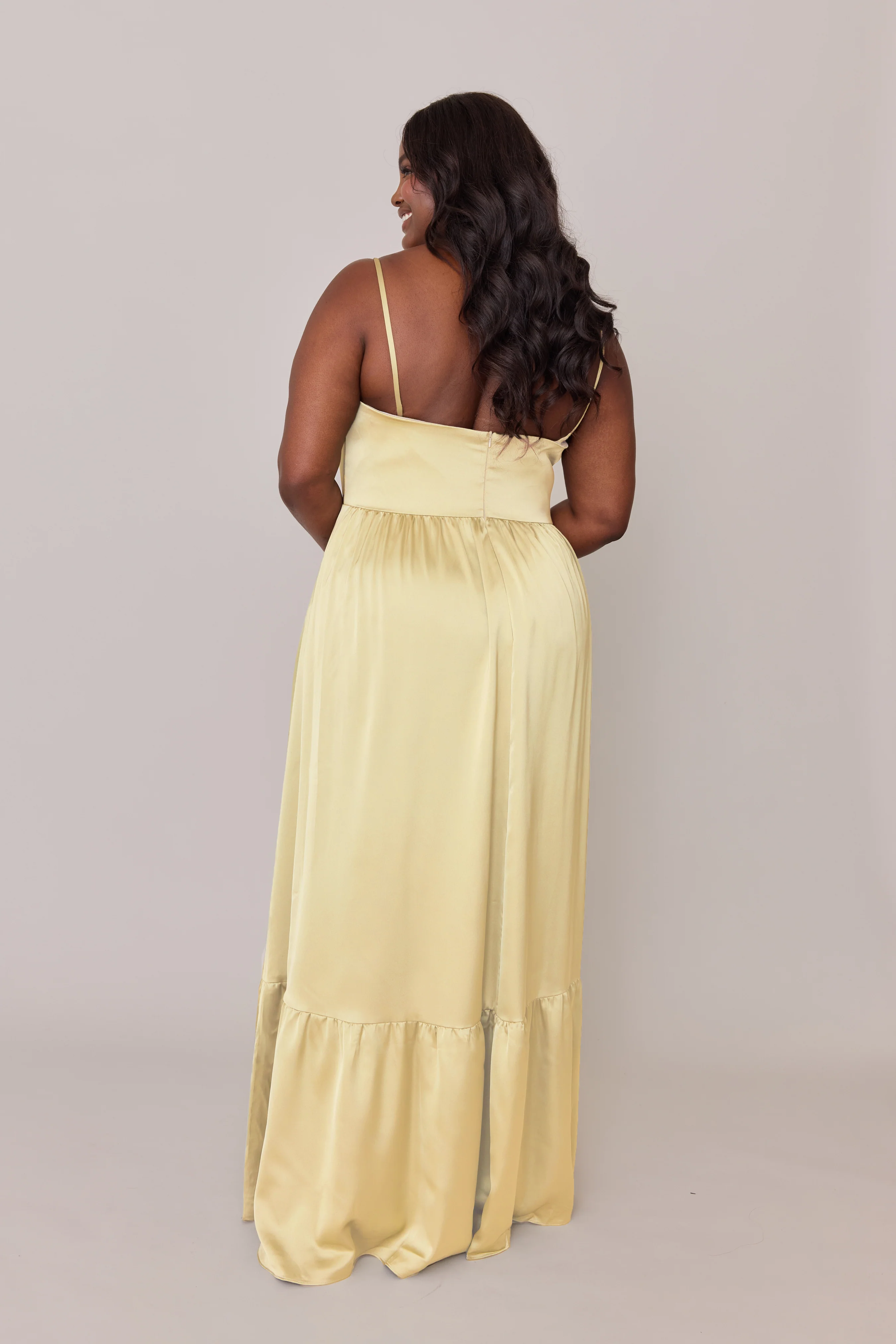 Valentina Satin Dress | Made To Order - Image 167