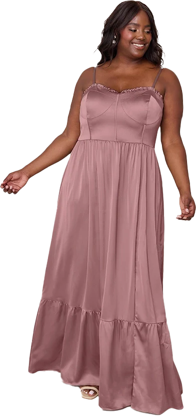 Valentina Satin Dress | Made To Order - Image 210