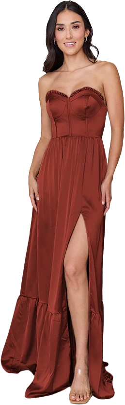 Valentina Satin Dress | Made To Order - Image 220