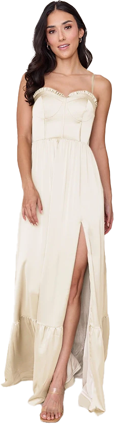 Valentina Satin Dress | Made To Order - Image 223